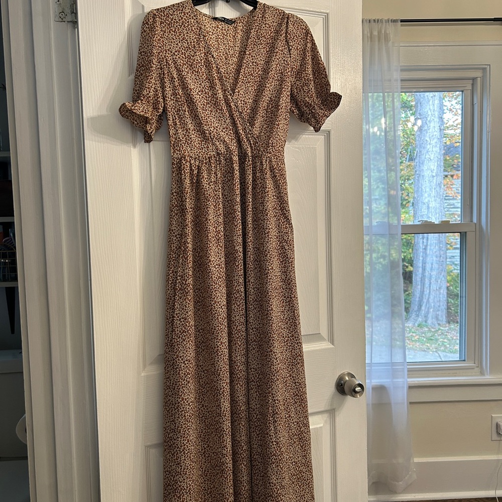 Cheetah print dress